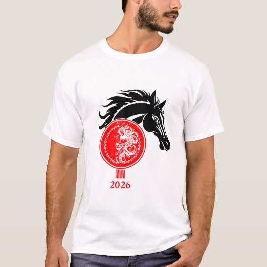 Waterman x Jaar van het Paard 2026 T-shirt (Voorkant)