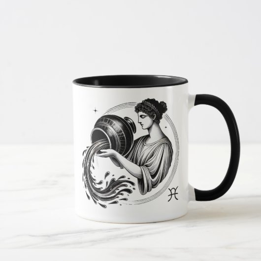 Waterman Zodiac Astrologie Mok (Rechts)