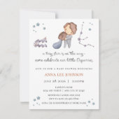 Waterman Zodiac Baby Shower Uitnodiging (Voorkant)