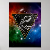 Waterman Zodiac Cadeau Astrologie Poster (Voorkant)