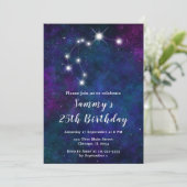 Waterman Zodiac Constellation Verjaardagsfeest Kaart (Staand voorkant)