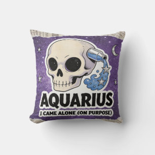 Waterman Zodiac Halloween Skelet Verjaardagscadeau Kussen