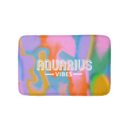 Waterman zodiac kleurrijke abstracte moder badmat