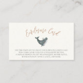 Waterman Zodiac Sign Baby shower Behuizing Kaart (Voorkant)