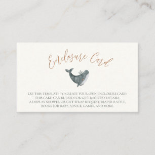 Waterman Zodiac Sign Baby shower Behuizing Kaart