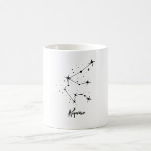 Waterman Zodiac Sign Gift Aquarius Verjaardagscade Koffiemok