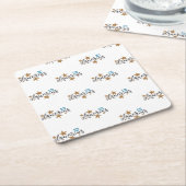 Waterman Zodiac Star ontwerp Kartonnen Onderzetters (Schuin)