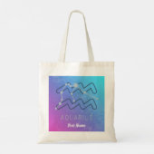 Waterman Zodiac Sterrenteken Horoscoop Constellati Tote Bag (Achterkant)