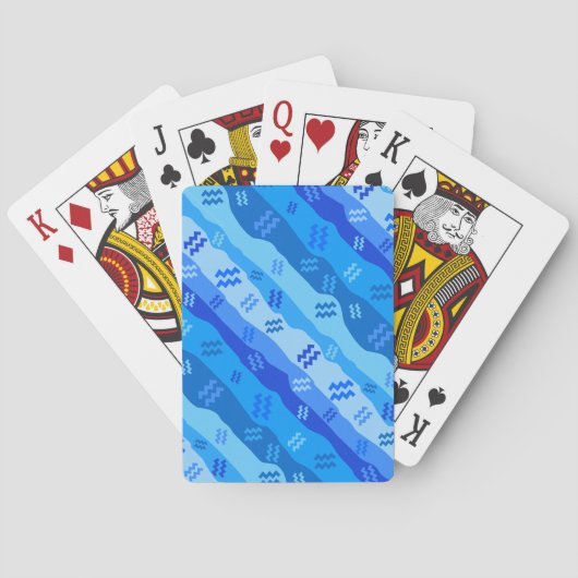 Waterman Zodiac Stripes Pokerkaarten (Achterkant)