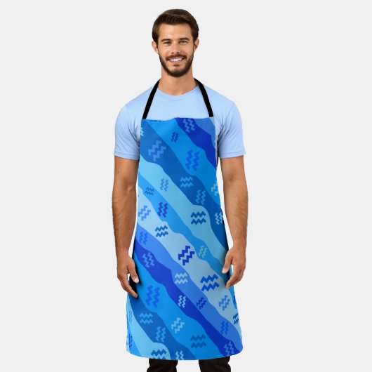 Waterman Zodiac Stripes Schort (Gedragen)