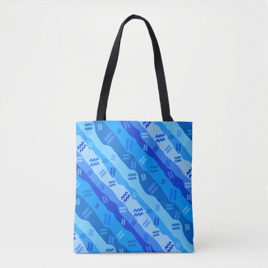 Waterman Zodiac Stripes Tote Bag (Voorkant)