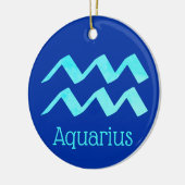 Waterman Zonneteken Sterrenbeeld Symbool Keramisch Ornament (Links)