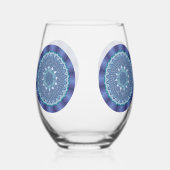 Watermandala Wijnglas Zonder Voet (Achterkant)