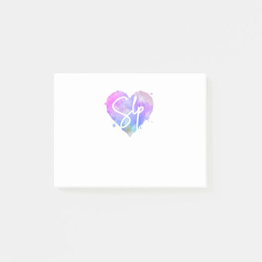 Watermark SLP Heart Post-it® Notes (Voorkant)