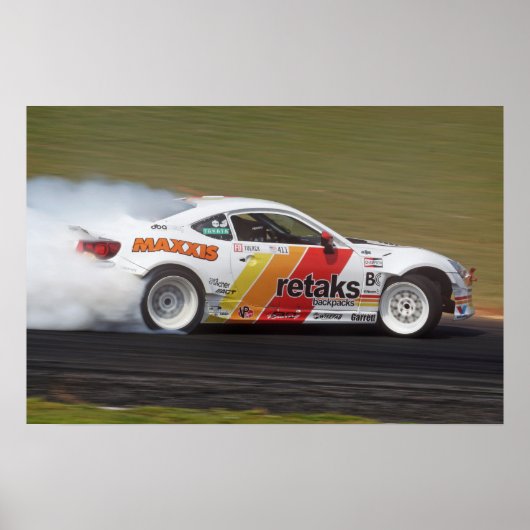 Watermark-vrij poster - Tuerck & his Scion FR-S (Voorkant)