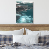 watermassa naast gebouwen overdag v canvas afdruk (Insitu (Slaapkamer))