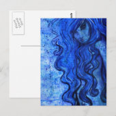 Watermeisje Briefkaart (Voorkant / Achterkant)