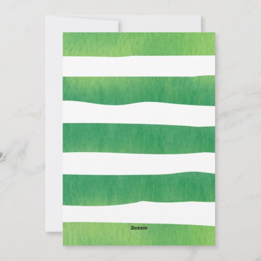 Watermeloen 1 op de Melon 1e verjaardag Feestdagenkaart (Achterkant)