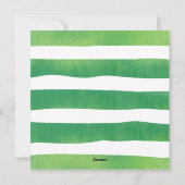 Watermeloen 1 op de Melon 1e verjaardag Feestdagenkaart (Achterkant)