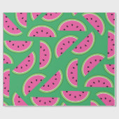 Watermeloen 1ste verjaardag Verpakkingspapier Cadeaupapier (Vlak)