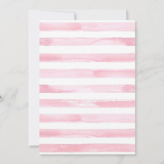 Watermeloen 3e verjaardagsfeest uitnodiging (Achterkant)