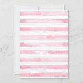 Watermeloen 7e Verjaardagsfeestuitnodiging Kaart (Achterkant)