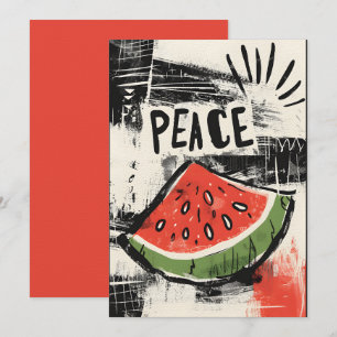 Watermeloen Abstracte Elegantie Kleuren: فلسطي ن Kaart