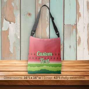 Watermeloen Achtergrond Crossbody Bag Tas