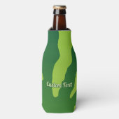Watermeloen achtergrond flesjeskoeler (Fles Voorkant)