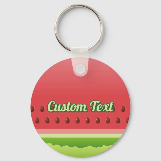 Watermeloen Achtergrond Sleutelhanger (Voorkant)
