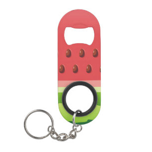 Watermeloen Achtergrond Sleutelhanger Fles Opener Mini Flessenopener