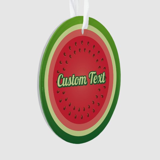 Watermeloen Achtergrondversiering Ornament (voorkant)