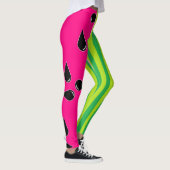 Watermeloen Afdrukken Leggings Roze Groen Zwart (Rechts)