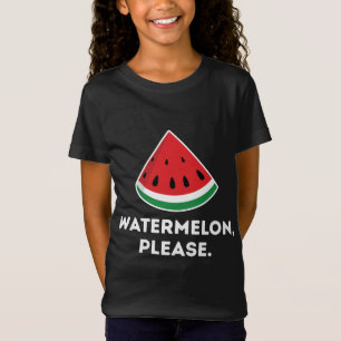 Watermeloen alsjeblieft Tropisch fruit Zomer Famil T-shirt
