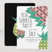 Watermeloen anananas Geometrische verrassingsgroep Kaart (Voorkant / Achterkant)