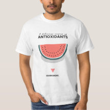 Watermeloen antioxidanten vrij Palestina T-Shirt