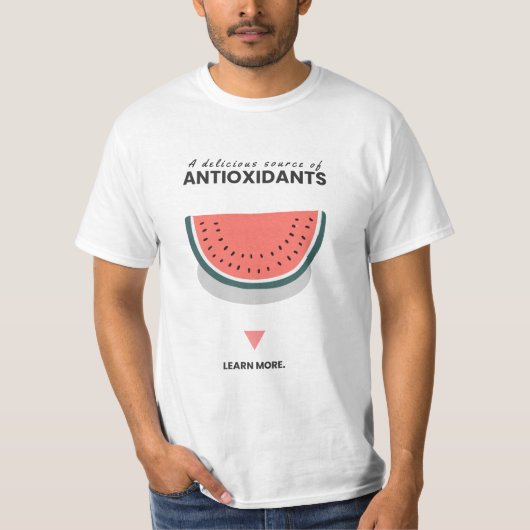 Watermeloen antioxidanten vrij Palestina T-Shirt (Voorkant)
