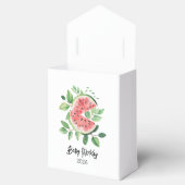 Watermeloen Baby Meisje Douche Bedankdoosjes (Geopend)