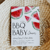 Watermeloen Baby Q Baby shower Kaart