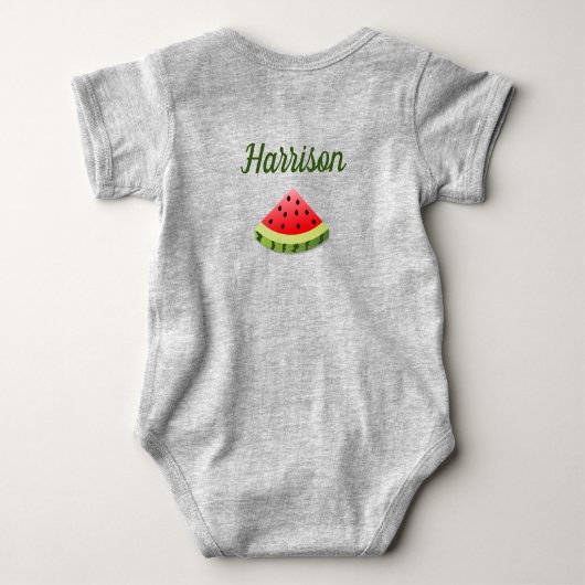 Watermeloen baby romper (Achterkant)