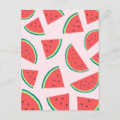 Watermeloen Baby shower Familie Tradities Game Kaa Kaart (Achterkant)