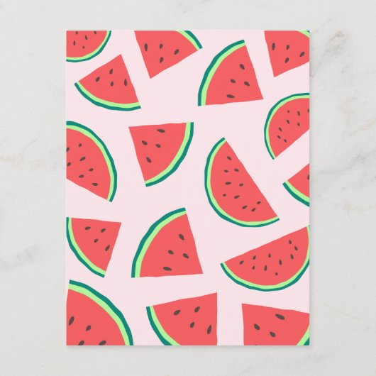 Watermeloen Baby shower Familie Tradities Game Kaa Kaart (Achterkant)