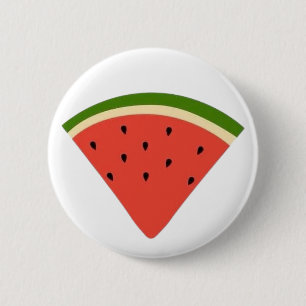 Watermeloen badge ronde button 5,7 cm