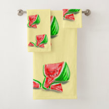 Watermeloen badhanddoeken - Kies kleur