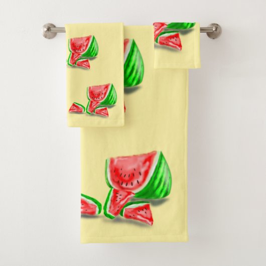 Watermeloen badhanddoeken - Kies kleur Bad Handdoek (Insitu)