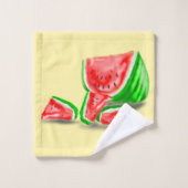 Watermeloen badhanddoeken - Kies kleur Bad Handdoek (Wasdoekje)