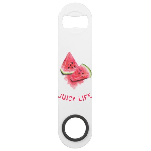 Watermeloen Bar Key - Aangepaste tekst Speed Flessenopener (Voorkant)
