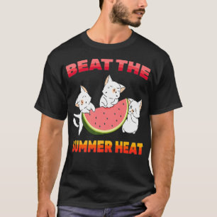 Watermeloen - Beat the Summer Heat - Cat - Kitten T-shirt
