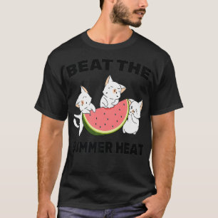 Watermeloen - Beat the Summer Heat - Cat - Kitten T-shirt