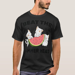 Watermeloen - Beat the Summer Heat - Cat - Kitten T-shirt